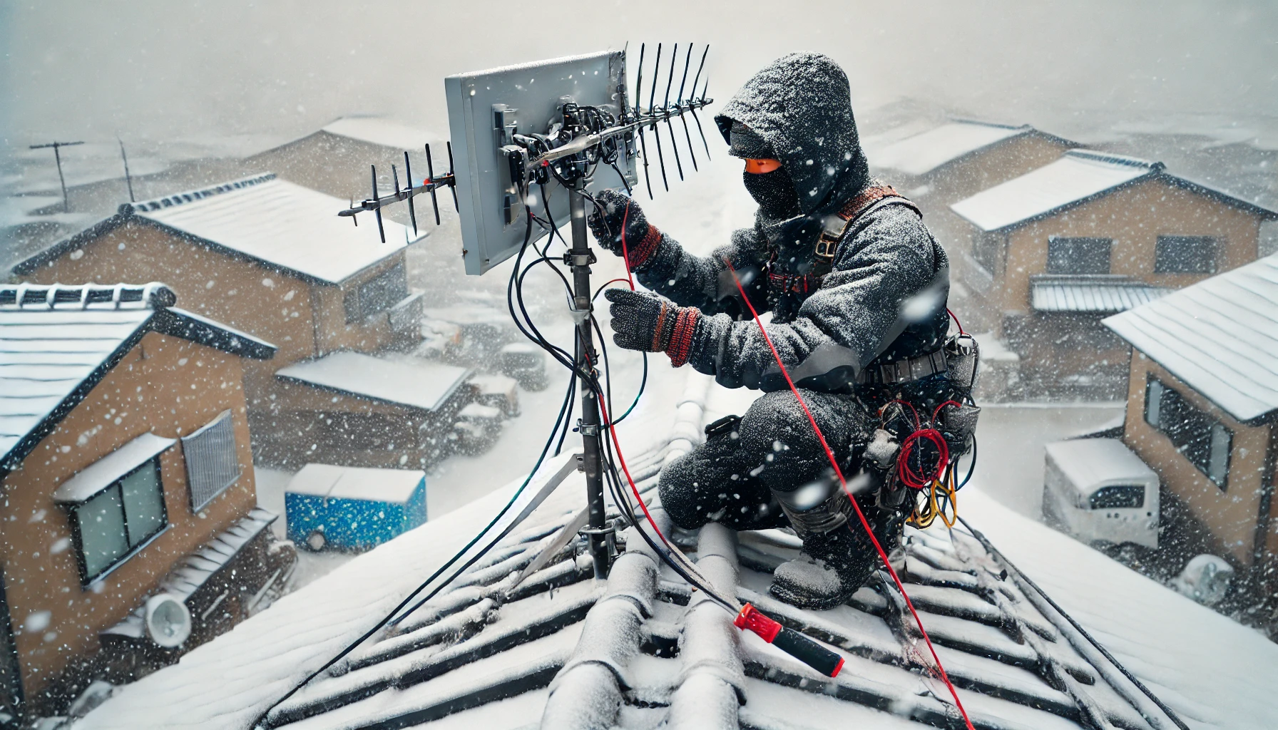 雪に強い札幌のテレビアンテナ工事！プロに任せて安心の積雪対策